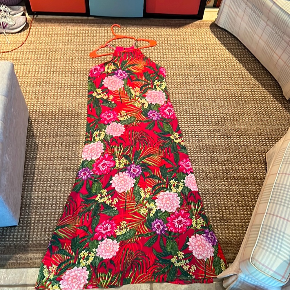 Pink floral Everly long maxi dress (New with Tags!)